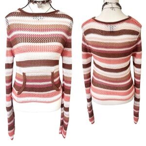 FOREVER 21 | Vintage Y2K Striped Knit Sweater